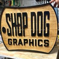 Shop Dog Graphics Sign