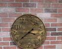 Pine raised letter wood clock
 1 1/2" x 22" 22" Starting at $120