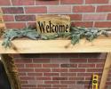 Small 16"x 5 1/2" double sided Welcome sign starting at $25.00ea.